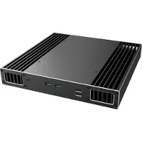 Akasa Slim Fanless case, NUC 14 Pro, UCFF, Revel Canyon, 2.5" SATA, HDD/SSD,VESA , 2.4L (A-NUC106-M1B)