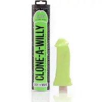 Clone-a-Willy DIY Homemade Dildo Kit Glow In The Dark - Vihreä