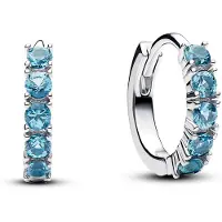 Pandora Timeless hopeakorvakorut siniset 293849C01