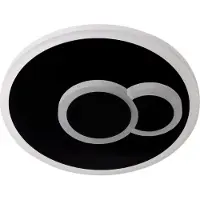 Eglo CADEGAL PLAFOND Ø200 7.8W 1100LM 4000K MUSTA/VALKOINEN