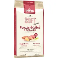 Bosch Tiernahrung SOFT Maxi Water Buffalo & Sweet Potato, Koiran kuivaruoka, Adult, 12,5 kg