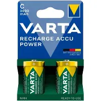Varta Recharge Accu Power ladattava C-paristo, 2 kpl