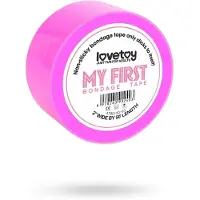 Lovetoy Non-Sticky Bondage Tape Neon Pink 15m