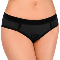 Bad Kitty Black Strap-on Panties