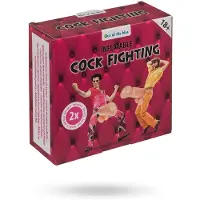 Out of the blue Cock Fighting - täytettävä strap-on-penis (ihonvärinen)