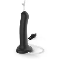 Strap-On-Me SEMI-REALISTINEN CUM DILDO SUURI - Musta