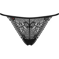 Obsessive Intensa - stringit - pitsi - musta - L/XL