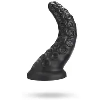 Vuxen Horns Tentacle Dildo Black 20 cm