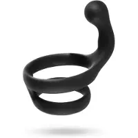 Vuxen JET Horny Cock Ring With Ball Strap & Clit Stimulator