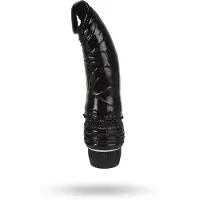 Sustainable Pleasure 19cm Realistic Vibrating Dong - Black
