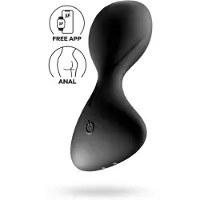 Satisfyer Trendsetter - sovelluksella ohjattava anaalivibraattori (musta)