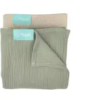 Najell harsot 75x75cm Ivory White/Agave Green, 2kpl/pkt