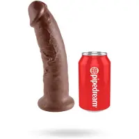 King Cock Aidonkaltainen Dildo 23 cm - Ruskea