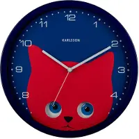 Karlsson Peekaboo Cat seinäkello KA5997DB