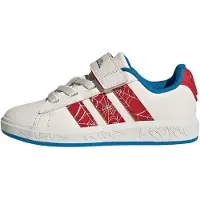 Adidas Grand Court Spider-Man El K - White - 33