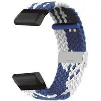 CaseOnline Punottu Kellon ranneke Garmin Forerunner 970 - Bluewhite