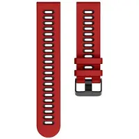 CaseOnline Twin kellon ranneke Garmin Forerunner 570 (42mm) - Punamusta
