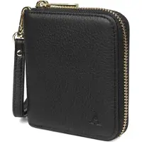 Aarni hirvennahkainen mini Clutch-lompakko musta/kulta