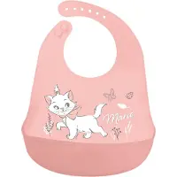 Euromic Disney Klassiker, Småbørn 100% Silikone Hagesmæk - Pink - ONE SIZE