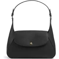 Ralph Lauren for woman. 431969364001 Schylar medium black shoulder bag (OSFA), Casual, Leather