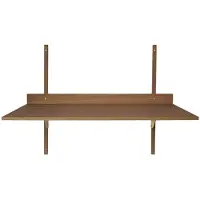 Ferm Living Sector kirjoitustaso Smoked Oak, brass