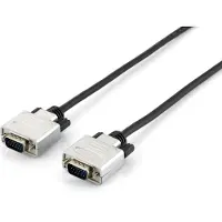 Equip 118865, 15 m, VGA (D-Sub), VGA (D-Sub), Uros, Uros, Musta, Hopea