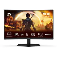 AOC Kaareva pelimonitori - - 27'' - FHD - 180Hz - Fast VA - 0,5ms - C27G42E