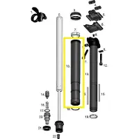 Crankbrothers Highline V2 31.6 Mm Satulatolpan Runko