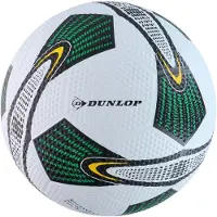 24hShop Dunlop-jalkapallo koko 5 / kestävä kumipallo / pallo jalkapalloharjoitteluun ja katupeliin
