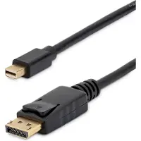 StarTech.com DisplayPort-kaapeli - StarTech - M/M - Musta - Liitäntäkaapeli - DisplayPort-liitin