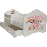 ADRK Furniture Lasten sänky Casimo, 80x160 cm, eri värejä