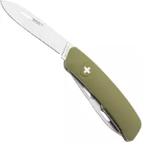 Swiza D04 AM, KNI.0046.1050, Olive, Swiss pocket knife, 6 tools