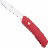 Swiza D01 AM, KNI.0016.1900, Red Helvetix, Swiss pocket knife, 4 tools