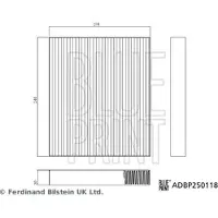 Blue Print Suodatin, sisäilma ADBP250118