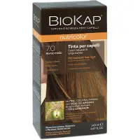 Biokap Nutricolor 7.0 Medium Blond Permanent Hair Dye 140ml