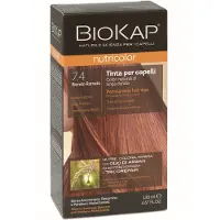 Biokap Nutricolor 7.4 Auburn Blond Permanent Hair Dye 140ml