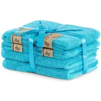 Restilo kylpypyyhesetti Bamby, 6 kpl, 70x140 cm, 50x100 cm, sininen