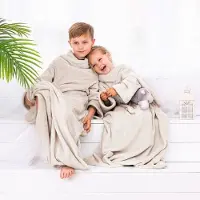 Restilo Kreminvärinen peitto LAZYKIDS 90×105 cm