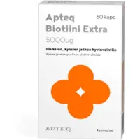 Apteq Biotiini Extra 5000 µg 60 kaps