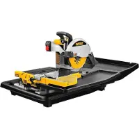 DeWalt Liukupöytäsaha laattojen märkäkatkaisuun D24000; 690x690 mm