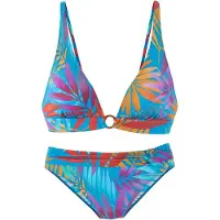 LASCANA Bikini sininen / vaaleanvioletti / oranssi / punainen