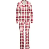 LASCANA Pyjama verenpunainen / valkoinen