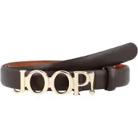 JOOP! Vyö tummanruskea / kulta