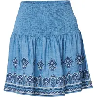 KOROSHI Hame laivastonsininen / sininen denim / valkoinen