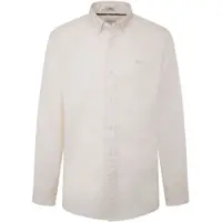 Pepe Jeans for man. PM308728 Manley shirt white (M), Casual, Cotton, Long sleeve
