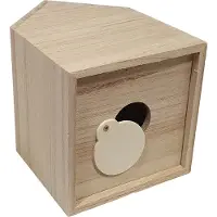 Playwood Piggy Bank House Paulownia Wood