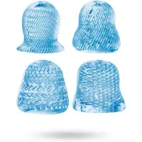 NMC The Fedora 4in1 Glans Stroker Set Blue