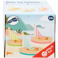 Small Foot - Bath Toy Wooden Sailboats Set of 3