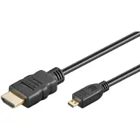 Goobay High Speed Micro HDMI -kaapeli Ethernetillä (4K/60Hz)
