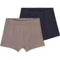 En fant Alushousut tummabeige / marine